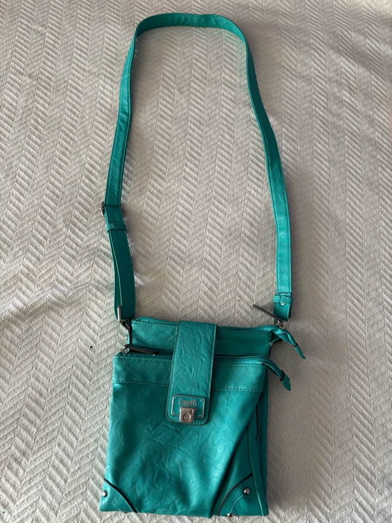 Rosetti Teal Crossbody Bag